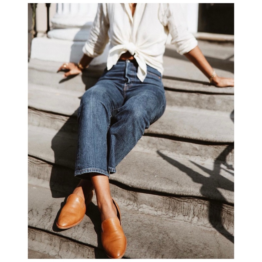 New Frye Grace Venetian Flats 6